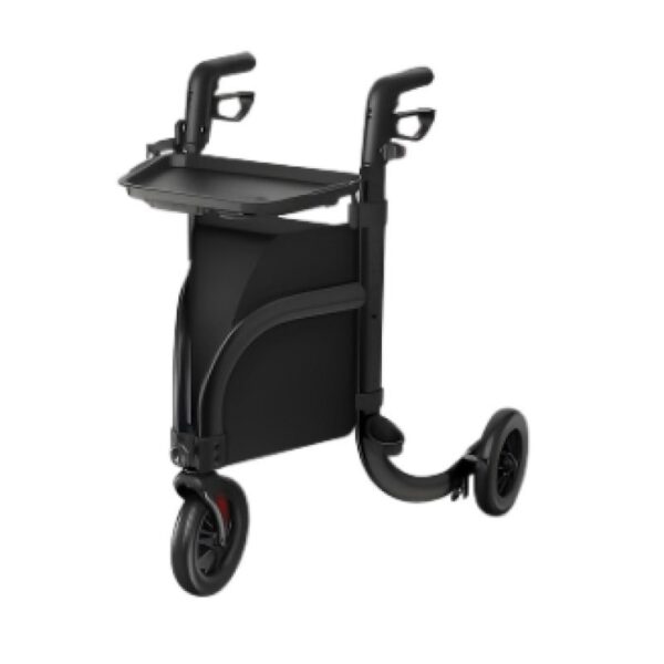 VOCIC Z25 PRO three wheel walker with tray in Black