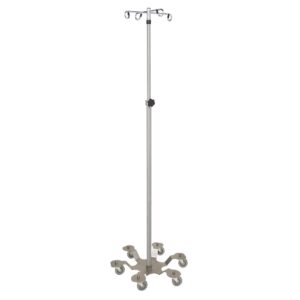 Graham-Field Stainless Steel Six-Leg IV Stand