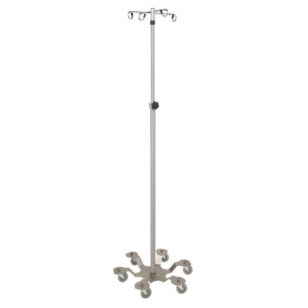 Graham-Field Stainless Steel Six-Leg IV Stand