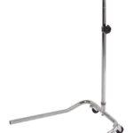 Graham-Field GF1843 Mayo Instrument Table – Height Adjustable Mayo Stand, 31" to 50", Stainless Tray