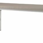 Hausted 4100 Flat Top Treatment Table – Medical Treatment Table, Optional Shelf and Two Drawers, 500 lb