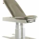 Hausted 4600 High-Low Power Exam Table – Power Back, Hand Control and Stirrups, 600 lb
