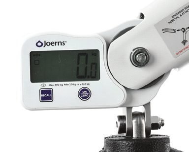 Joerns Hoyer HPL700 digital lift scale on the cradle, from the Joerns HPL700 spec sheet