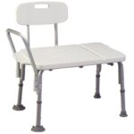 Lumex Imperial Collection heavy duty transfer bench with reversible backrest