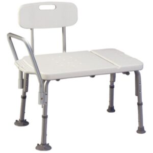 Lumex Imperial Collection heavy duty transfer bench with reversible backrest