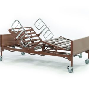 Invacare BAR600IVC full-electric bariatric hospital bed package with mattress and rails