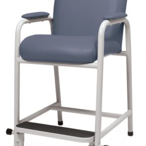 Lumex Everyday hip chair in Blue Ridge with high seat and adjustable footrest