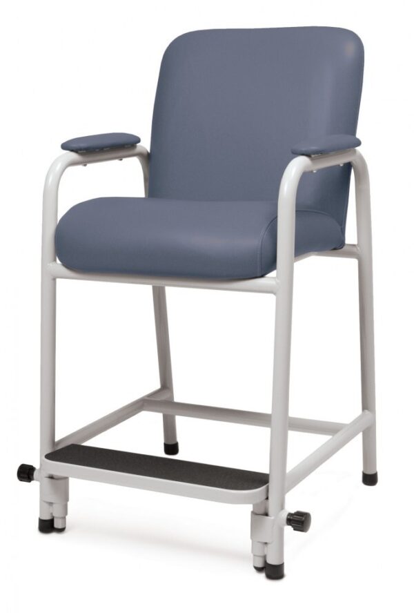 Lumex Everyday hip chair in Blue Ridge with high seat and adjustable footrest