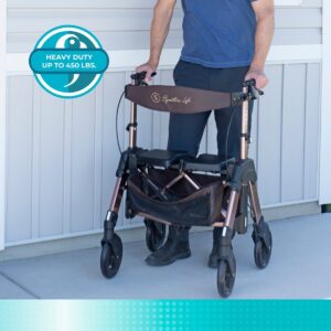 Stander Elite Travel Rollator HD bariatric travel rollator