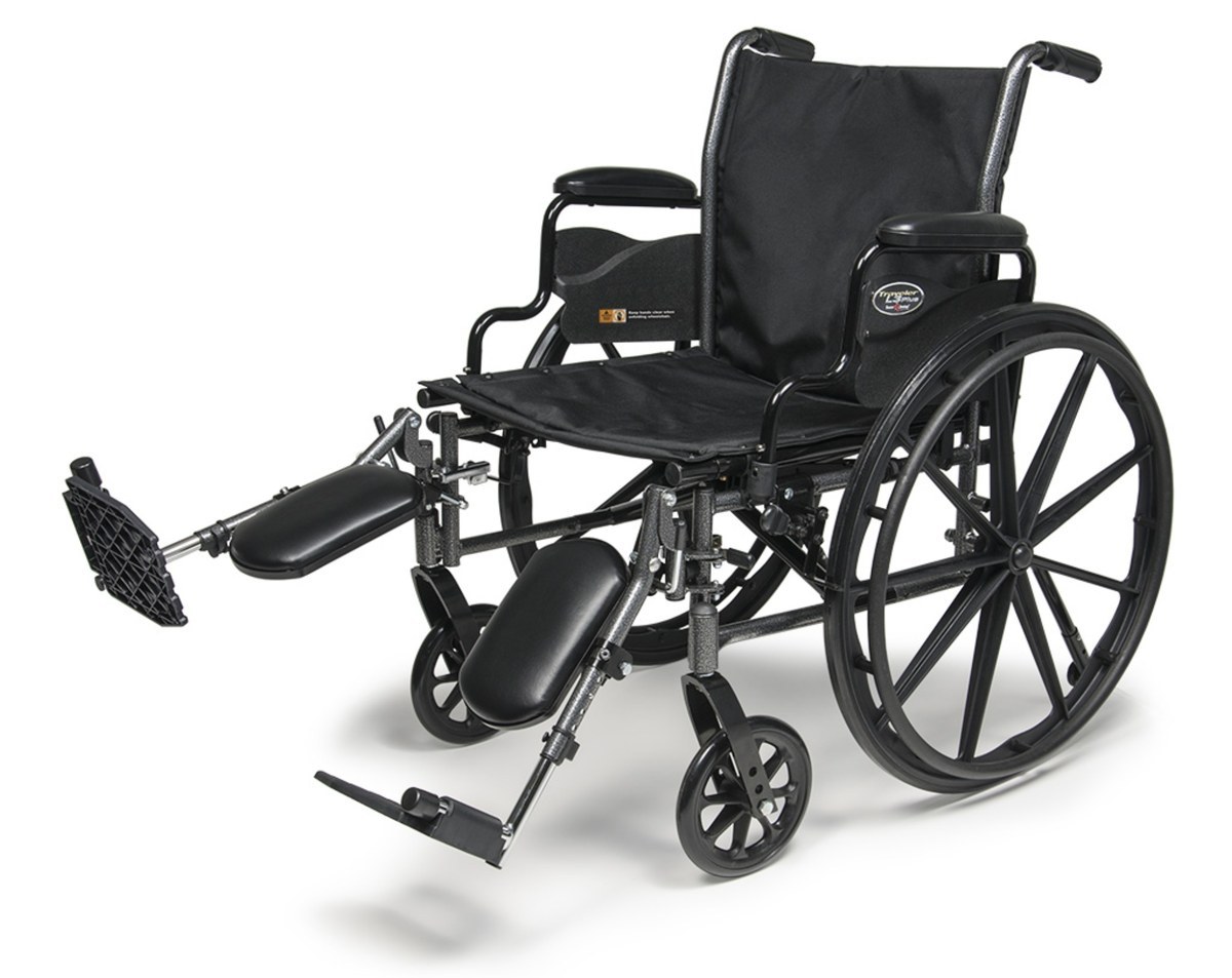 Traveler L3 Plus lightweight wheelchair, side view