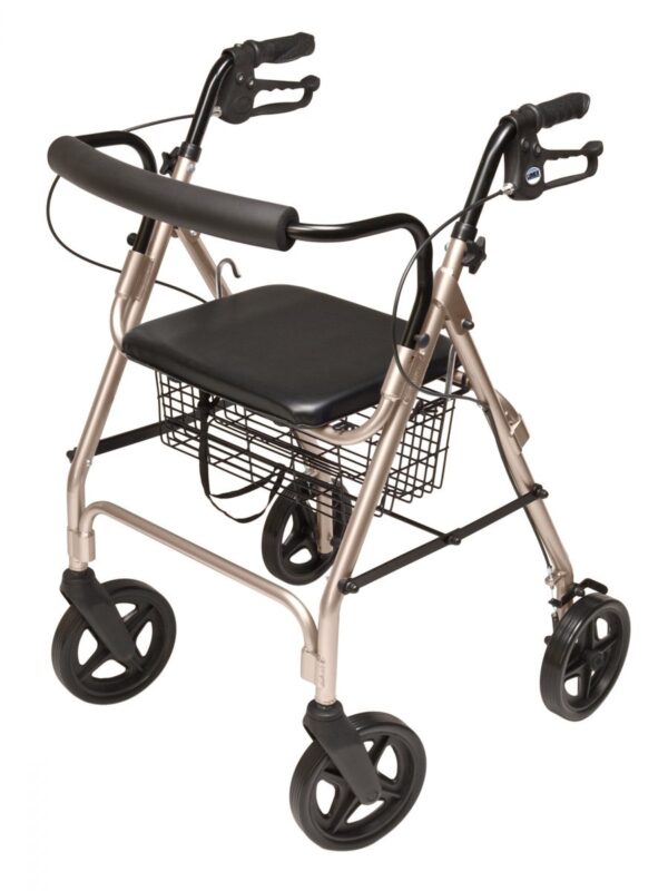 Lumex Walkabout Contour Deluxe Rollator, Champagne RJ4805CH
