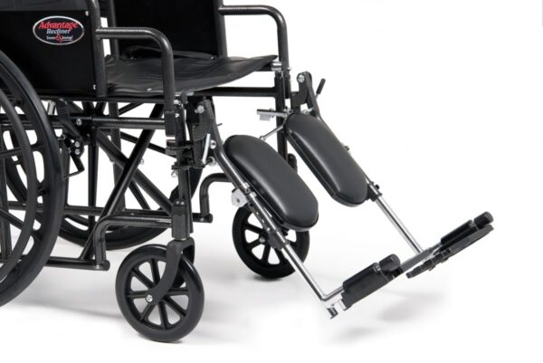 Elevating legrest on the E&J Advantage Recliner wheelchair