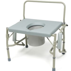 Lumex Imperial Collection Drop-Arm Commode, Commode arms dropped