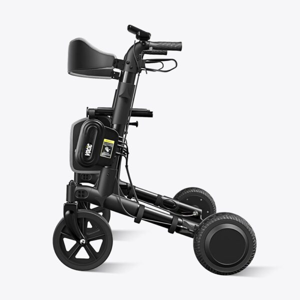 Side view of the VOCIC Z73 electric walker with large rear wheels