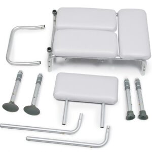 Lumex Padded Knock-Down Transfer Bench, Knock down parts