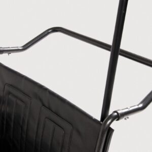 Fixed attendant push bar on the E&J Traveler HTC wheelchair