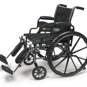 E&J Traveler L3 Plus wheelchair with elevating legrests