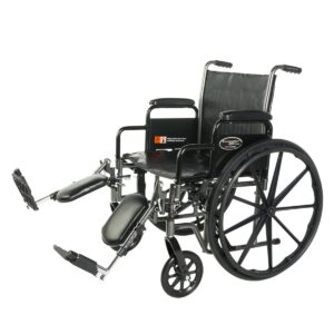 E&J Traveler SE Plus low seat wheelchair with elevating legrest