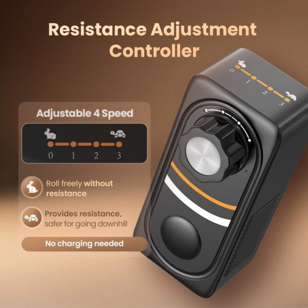 Resistance control dial on the VOCIC Z63
