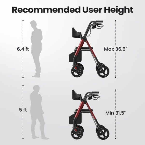 VOCIC Z21 recommended user height chart