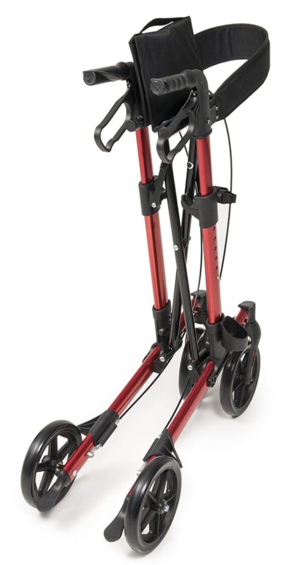 Lumex Walkabout Allura Rollator, Folded side to side