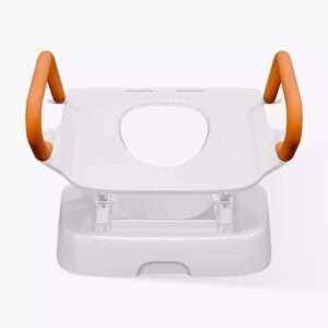 VOCIC AX12 PRO toilet seat lift seat opening and PVC handrails