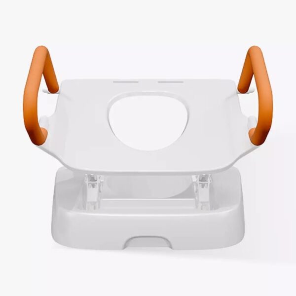 VOCIC AX12 PRO toilet seat lift seat opening and PVC handrails