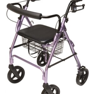 Lumex Walkabout Contour Deluxe Rollator, Lavender RJ4805L