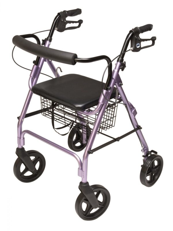 Lumex Walkabout Contour Deluxe Rollator, Lavender RJ4805L