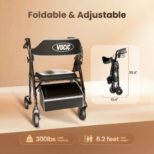 VOCIC Z63 rollator folding