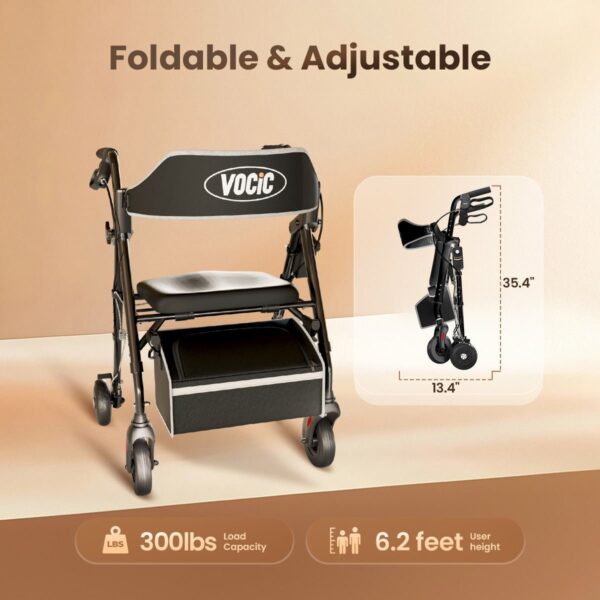 VOCIC Z63 rollator folding