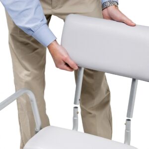 Lumex Padded Knock-Down Transfer Bench, Backrest