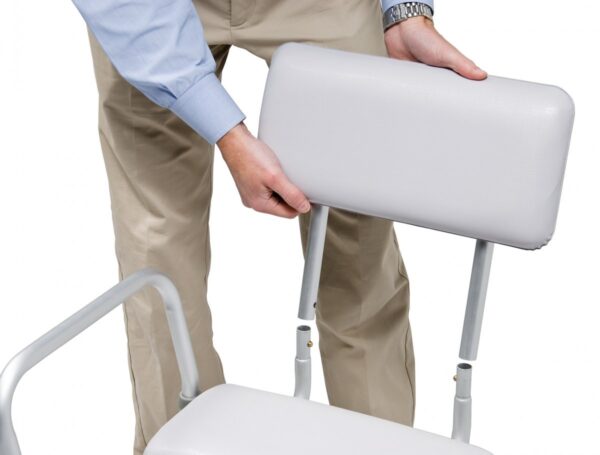Lumex Padded Knock-Down Transfer Bench, Backrest