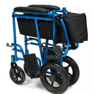 Everest & Jennings deluxe transport chair with padded full-length arms