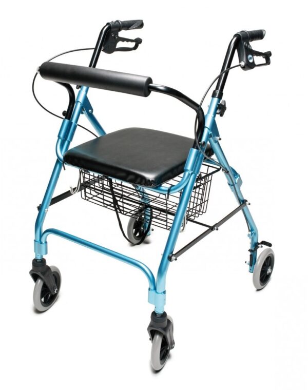 Lumex Walkabout Lite rollator in Aqua