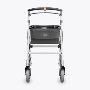 White VOCIC Z32 slim rollator, front view