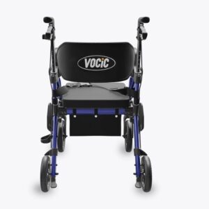 VOCIC Z55 in Blue, rear view showing the wide padded backrest