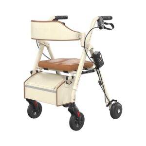 VOCIC Z63 Adjusta-Speed rollator in Beige