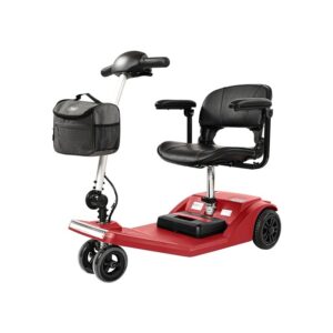 VOCIC D50 travel mobility scooter in Red