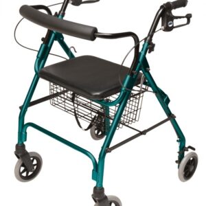 Lumex Walkabout Lite rollator in Teal Green