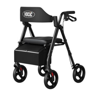 Black VOCIC Z21 affordable rollator walker
