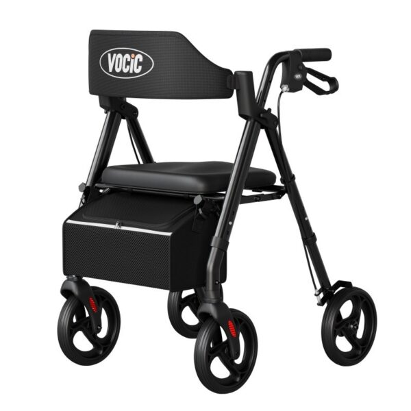 Black VOCIC Z21 affordable rollator walker