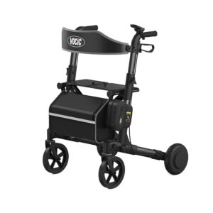 VOCIC Z73 electric walker with side battery pack, backrest and storage bag