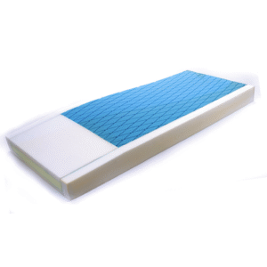hospital bed mattress with pressure relief foam and heel protection