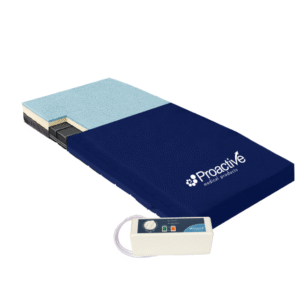 alternating pressure mattress with self-adjusting air and gel foam