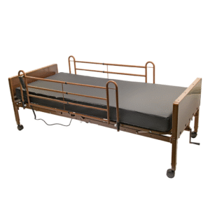 Protekt Akra-SE hospital bed semi electric with heavy-duty frame and motorized adjustments