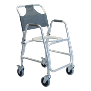 shower chair with wheels for elderly and disabled - Lumex transport chair
