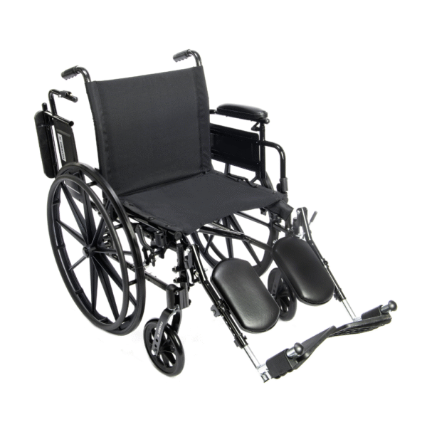 Chariot IV ultra lightweight wheelchair with adjustable arms