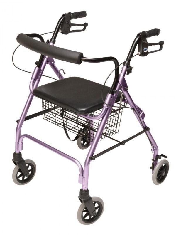 Lumex Walkabout Lite rollator in Lavender