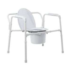 McKesson Commode Chair Fixed Arms - Image 1